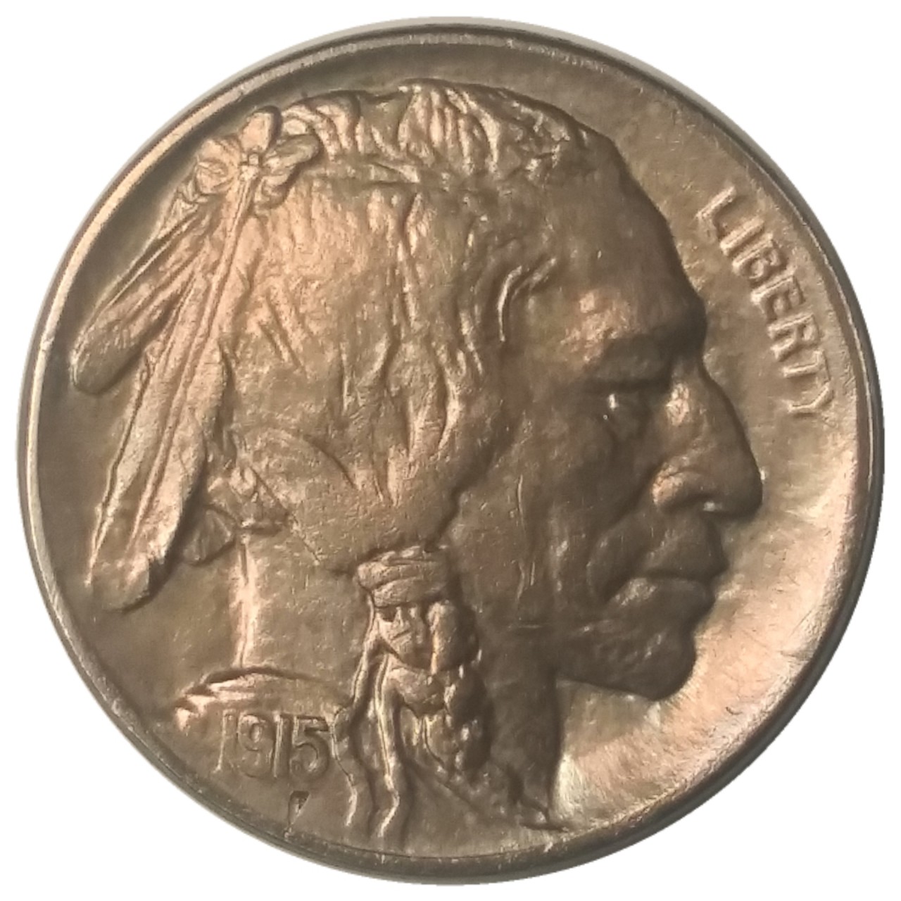 1915-D-5c--Buffalo-Nickel